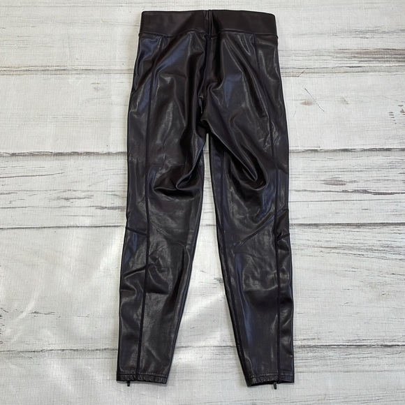 ALC Pants Women's 6 Brown Skinny Faux Leather Zip Up - Picture 7 of 12